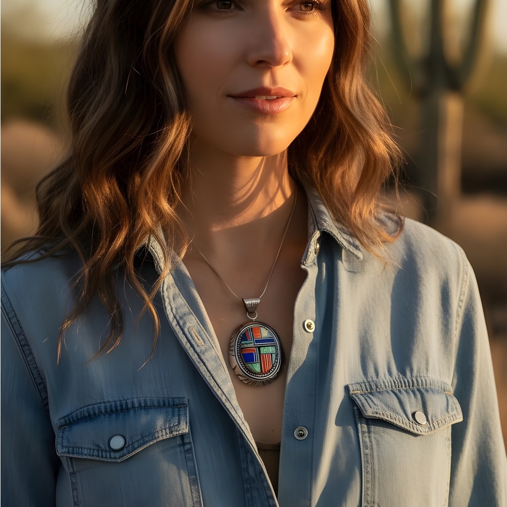 Colorful Pendant Necklace